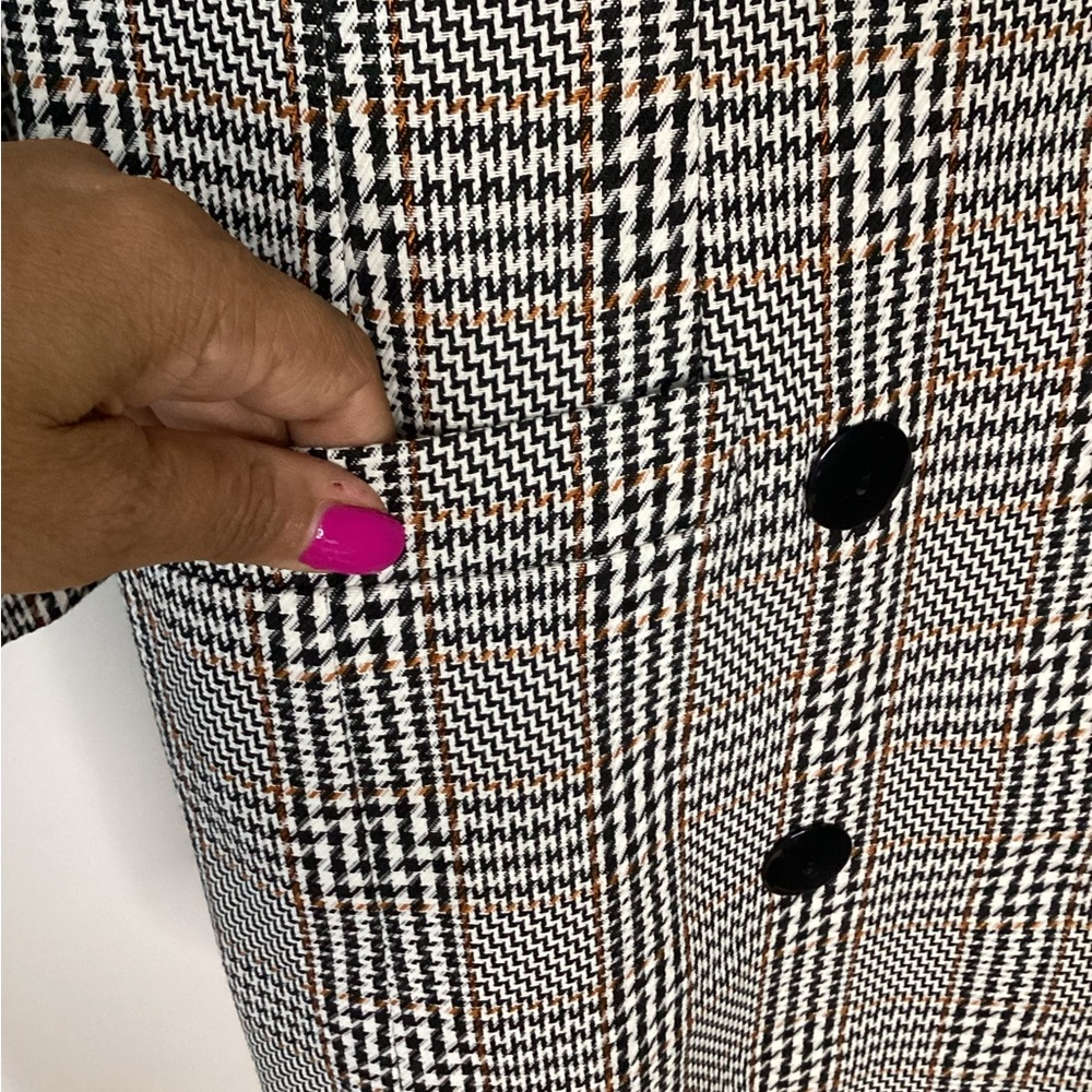 Deadstock Vintage RAFAEL Houndstooth Blazer with Black Buttons 12 - Picture 7 of 13